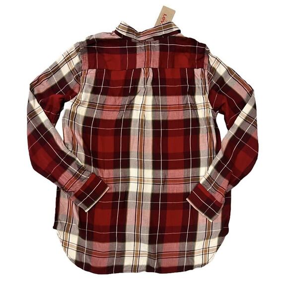 NWT Levi’s Ryan One Pocket Boyfriend Shirt Small - Picture 2 of 14